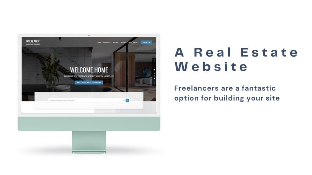 real estate agent website